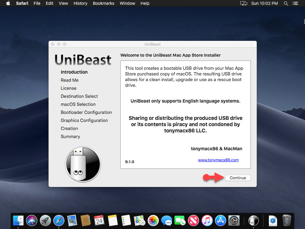 how do you create a bootable usb for a mac using avast