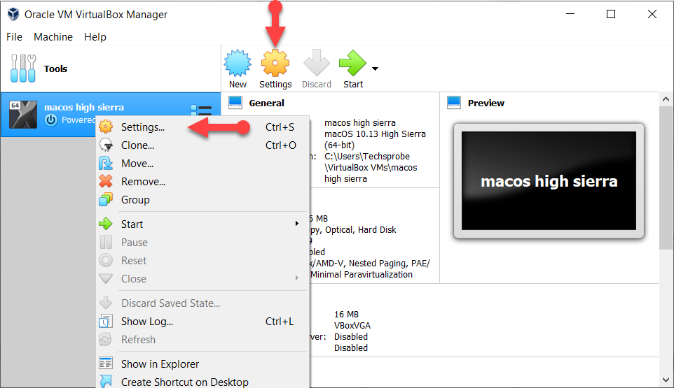 how to install macos high sierra on virtualbox windows 10