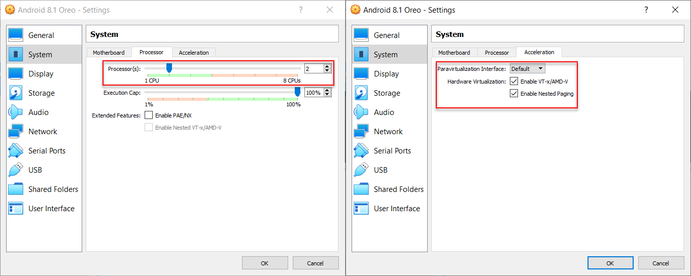 what is virtualbox paravirtualization interface