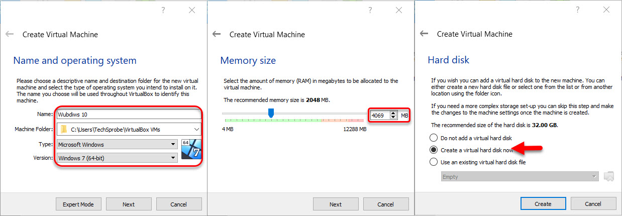 virtualbox increase disk size windows 10